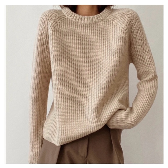 Jenni Kayne Sweaters - Jenni Kayne Cashmere Fisherman Sweater XL